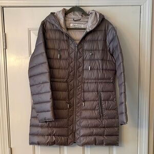 Kenneth Cole Women's Gray Puffer Coat
